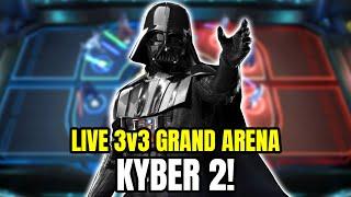 Im Back With a Grand Arena Livestream! Gac 3v3  Kyber 2 Lets Get The Job DONE!