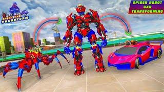 Grand Spider robot car transform attack