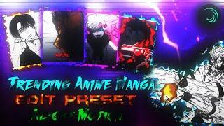 Trending Manga edit Alight motion free presets || Xml + materials || Wuki Am