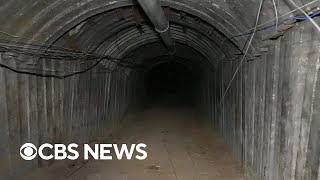 Inside a Hamas tunnel in the Gaza Strip