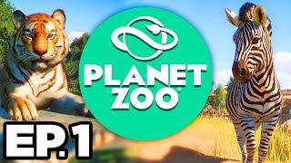 Planet Zoo Ep.1 -    LIONS, TIGERS, & BEARS, OH MY! INTRO & TUTORIAL!! (Gameplay / Let’s Play)