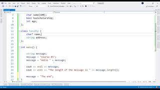 7 C++ OOP Course 05 - Classes, Encapsulation, Public interface, Throw exceptions