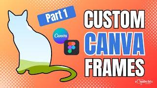 How To Create CUSTOM CANVA FRAMES - Using Canva + Figma