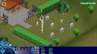 Sims 1: Desecrating a Grave