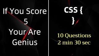 CSS questions and answers : Expert level | CSS difficult questions for interview