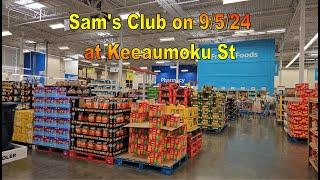 [4K] Sam's Club at Keeaumoku St on 8/28/24 in Honolulu, Oahu, Hawaii