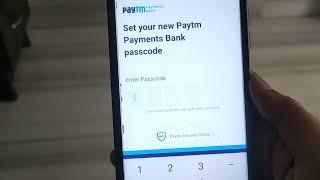 How to reset paytm payments bank passcode || Change paytm passcode || Reset paytm password