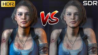 Resident Evil 3 - HDR vs SDR Comparison - HDR Is The Clear Winner