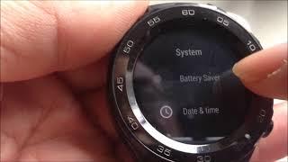 Wear OS Watch: How to turn power off and on? Huawei Watch 2