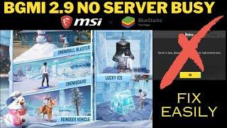 How to play BGMI 2.9 in Emulator | Fix server busy restricted area in MSI Player #bgmi #emulator