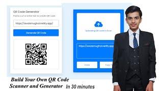 Build Your Own QR Code Scanner and Generator in HTML, CSS, Bootstrap, and JavaScript | Awais Mughal