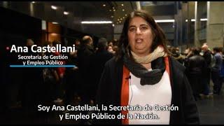 Ana Castellani Secretaria de Gestión y Empleo Público -Testimonio -