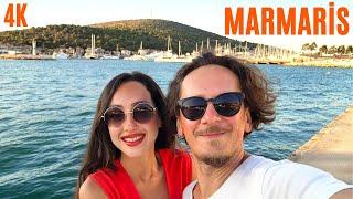 MARMARİS BARLAR SOKAĞI EN ÇILGIN GECE HAYATI / PIRIL PIRIL İÇMELER DENİZİ (MARMARİS MERKEZ VLOG 4K)