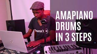 how to make Amapiano DRUMS  in 3 STEPS  part 3 (ableton live )