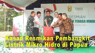 TNI Angkatan Darat Bangun Pembangkit Listrik Mikro Hidro di Papua