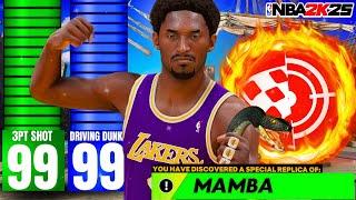 99 DUNK + 99 3PT + 90 VERTICAL KOBE BRYANT BUILD CAN DO EVERYTHING!! BEST BUILD IN NBA 2K25!!