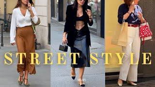 Milan’s Unique Street Style•Summer 2024 Fashion Trends & Unforgettable Outfits•Italian Fashion