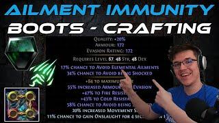 Ailment Immunity Boots - Beginner Crafting Guide - Path Of Exile