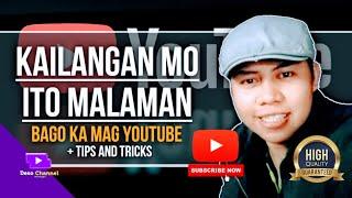 Paano Magsimula sa Youtube 2022? MGA DAPAT MO MALAMAN + TIPS AND TRICKS (UPDATE)