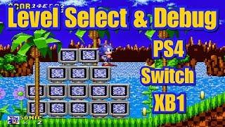 Sonic 1 Level Select & Debug Mode Guide | PS4, Switch & XB1 | Mega Drive & Genesis Classics