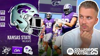 I took the Kansas State Wildcats into the Road to the CFP in College Football 25!