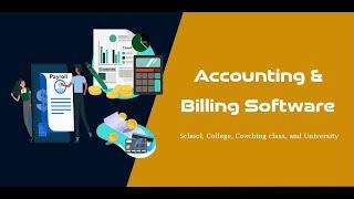 Accounting billing software for school, college, coaching class, university, and Nonprofit institute