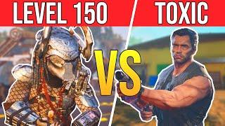 TOXIC Player vs LEVEL 150 PREDATOR "Whole Team RAGE QUITS!"