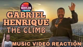 MY REACTION TO Gabriel Henrique - The Climb | Miley Cyrus COVER | HIS VOICE KEEPS RISING TO THE TOP!