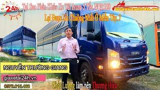 Đánh Giá Xe Tải Isuzu 5 Tấn NQR550 Thùng Mui Bạt 7 Bửng Nhôm 2023 | Isuzu 5T5 NQR75LE4 Thùng 5m7