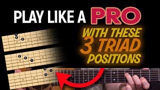 Play like a PRO with these 3 Triad positions - Guitar Lesson - EP574