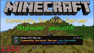 Mitspieler gesucht! - Minecraft Survival Server [1.18.2]