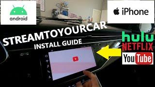 Watch Videos on Android Auto *Streamtoyourcar* Installation and Guide