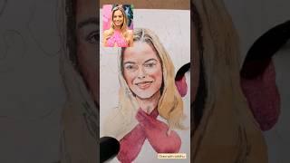 Barbie || Margot Robbie portrait painting ️