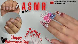 asmrnail|valentine's asmr nail