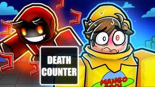 TROLLING PLAYERS With DEATH COUNTER in ROBLOX The Strongest Battlegrounds...