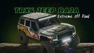 Rc Crawler Traxxas TRX4 Jeep XJ Baja - Extreme Off-Road Diving 4x4 Rc  | E3S-RC