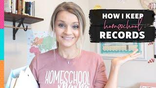 HOW I ORGANIZE MY END OF YEAR HOMESCHOOL RECORDS AND PORTFOLIO \\ HOMESCHOOL PORTFOLIO