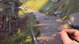 My best tips for painting light in a landscape