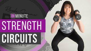 30 Minute Dumbbell Trouble Area Targeted Strength Workout for Women Over 40