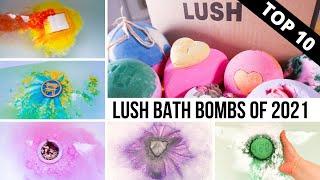 TOP 10 BEST LUSH COSMETICS BATH BOMBS OF 2021! | Including Demos & Quick Review | Underwater Cam