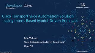 Transport Slice Automation Design and Deploy with CNC/NSO