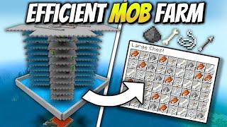 Efficient Mob Farm - 15,000+ Per Hour - Minecraft 1.21+ Tutorial