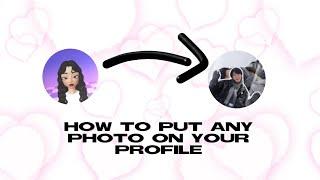 HOW TO PUT ANY PHOTO ON YOUR PROFILE||Zepeto beginner tutorial