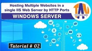 Hosting Multiple Websites in a Single Web Server by HTTP Port on Windows Server 2019 [WEB SERVER 02]