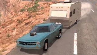 Dragster Caravan Crashes | BeamNG.drive