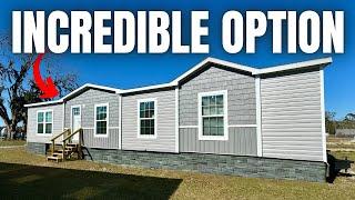 I LOVE the floor plan on this NEW mobile home! Prefab House Tour