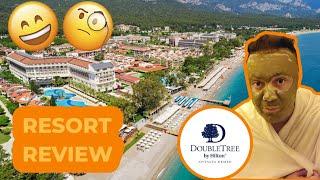 HONEST REVIEW - Hilton Resort DoubleTree Kemer Antalya Turkey  Travel Vlog