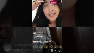 Bianca Auliya Live On Instagram