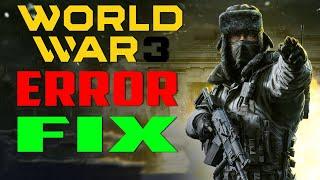 FIX ALL World War 3 Server Errors in Just 3 Minutes!