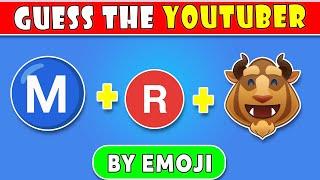  Guess The Youtuber By Emoji | Emoji Quiz | Youtubers Quiz 2023 | The Quiz Mania